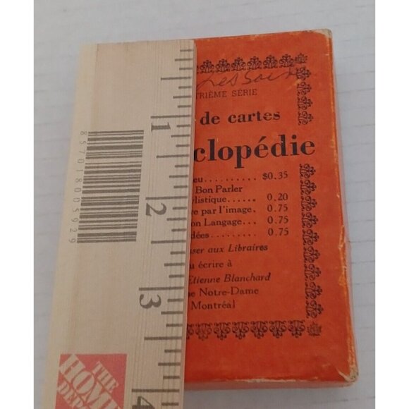 Vintage French Card Game Encyclopedie Jeux de Cartes RARE Quebec Complete - Picture 4 of 5
